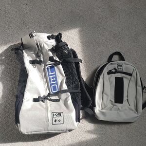 K9 Sport Sack Gray Backpack with Black Accents -